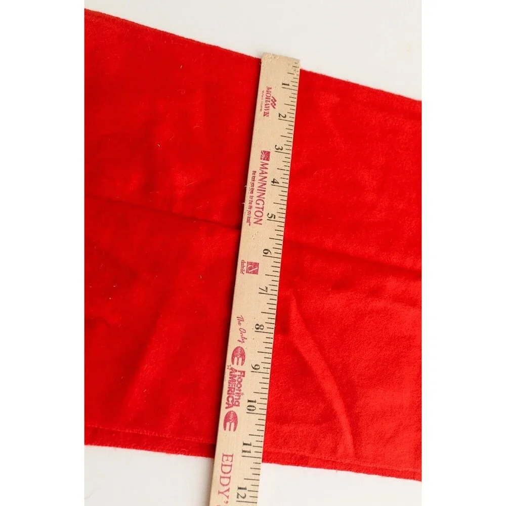 Cashmink By V. Fraas Scarf Womens Red Fringe  Acrylic Made In Germany